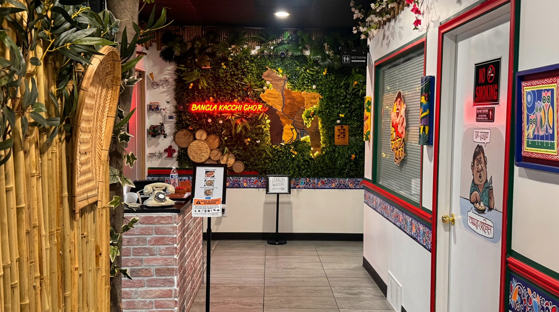 A room that feels like Bangladesh