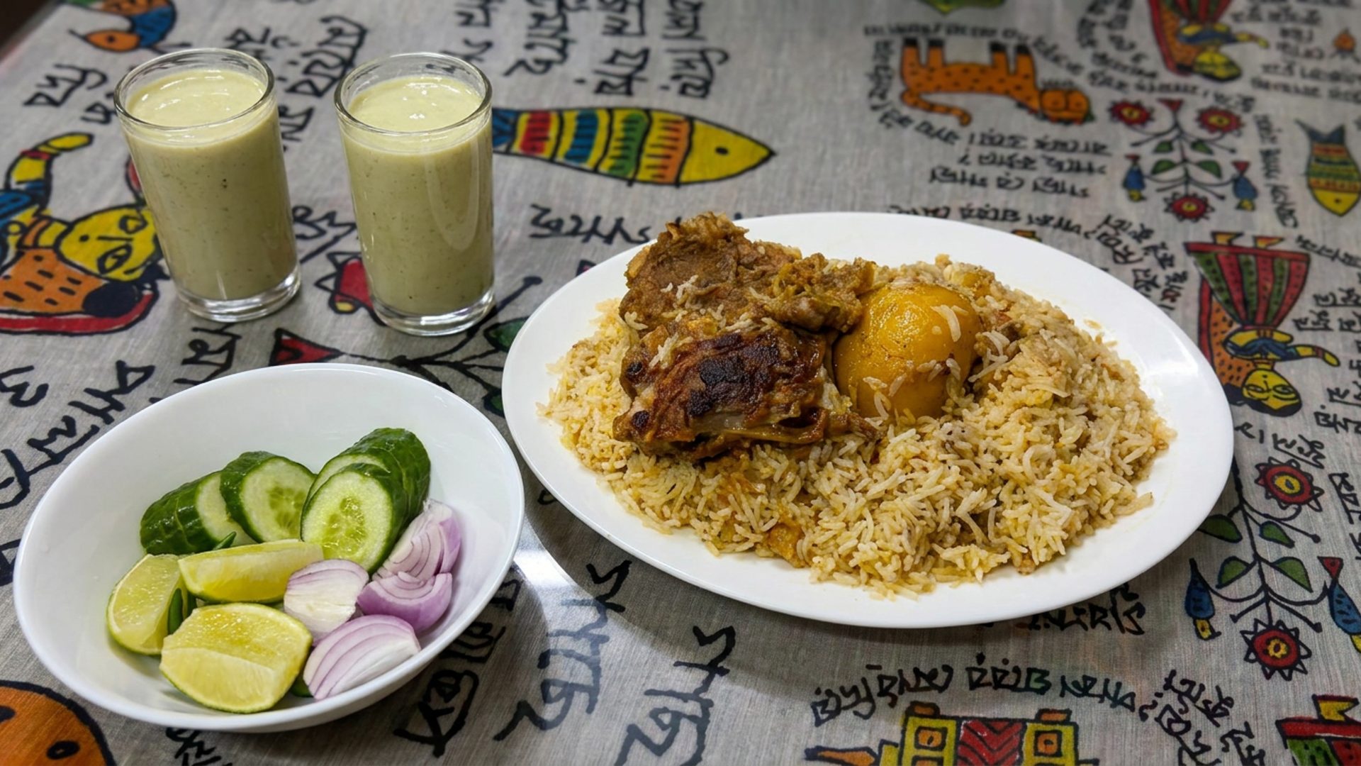 Kacchi biryani is the star